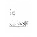 Унитаз Villeroy & Boch Subway 2.0 5614 R0 01 подвесной