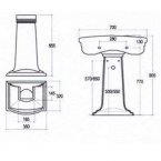 Раковина Althea 70 см 270 21