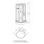 Душевая кабина Luxus 836