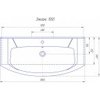 Мебель для ванной Sanflor Каир 100