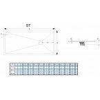 Душевой поддон RGW ST-0120W (100х120х2,5)