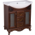 Тумба с раковиной Good Wood Версаль 85 орех стекло