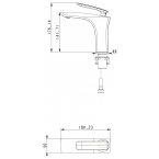 Смеситель Timo Helmi 4061/ 00-16F для раковины