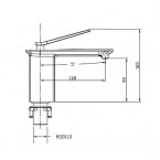 Смеситель Timo Halti 4161/ 00F для раковины