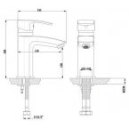 Смеситель Timo Lotta-thermo 2601F для раковины