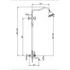 Душевая система Timo Nelson SX-1290 /00 chrome