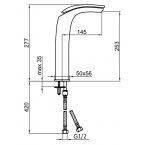 Смеситель для раковины Webert Aria AI 832201.015 ручки раз.цв.