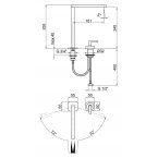 Смеситель для раковины Webert Living LV 830702.015