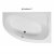 Акриловая ванна Aquanet Luna 155x100 R/L