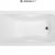 Акриловая ванна Aquanet Rosa 150x75