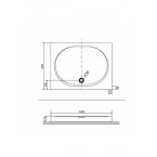 Душевой поддон Excellent Sublime Compact 120х90