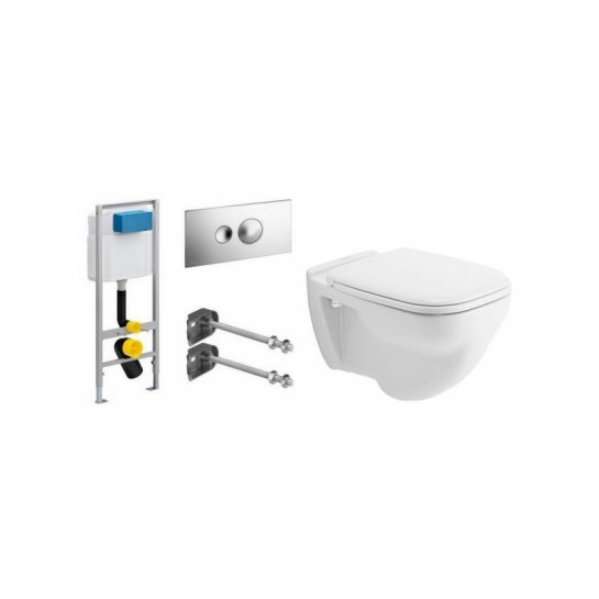 Унитаз Duravit D-Code 22100900002+Viega Eco-WC 713386