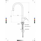 Смеситель GPD ATROS MES66 для кухни