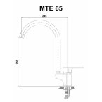 Смеситель GPD ATROS MTE65 для кухни