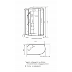 Душевая кабина Luxus 811 L/R